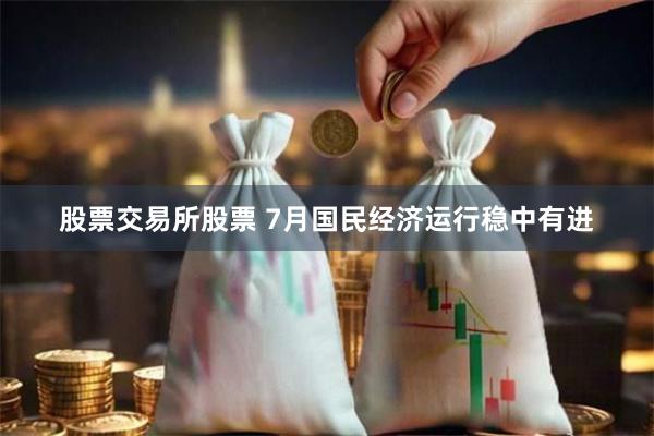 股票交易所股票 7月国民经济运行稳中有进